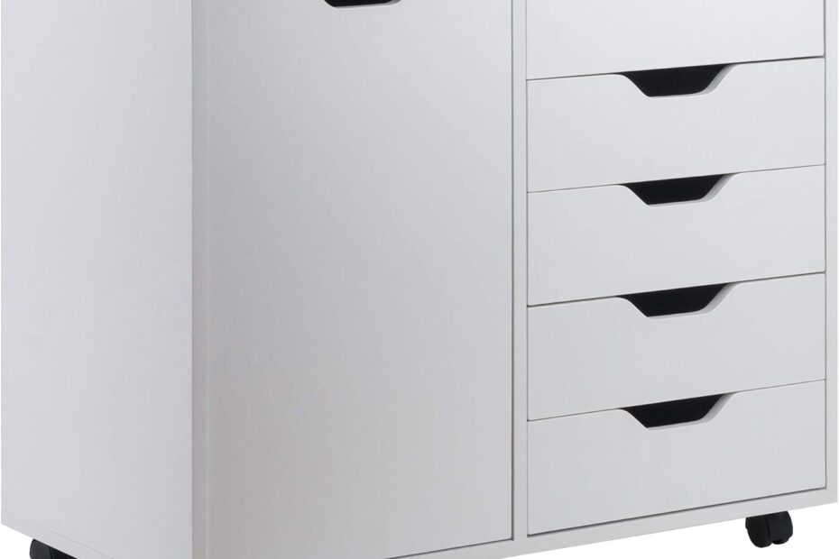 Transform Your Space: Winsome Halifax 5-Drawer Mobile Cabinet Review