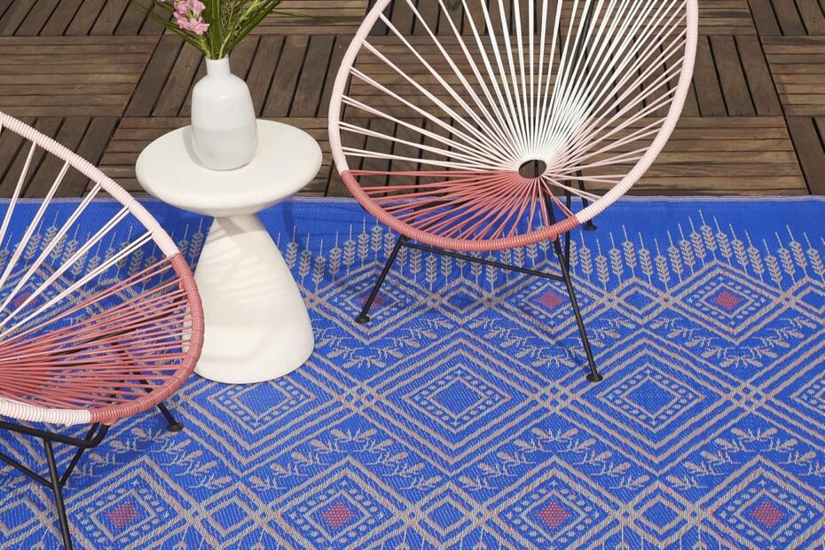Transform Your Space with Fab Habitat's Eco-Friendly Outdoor Rug: A Boho Essential!