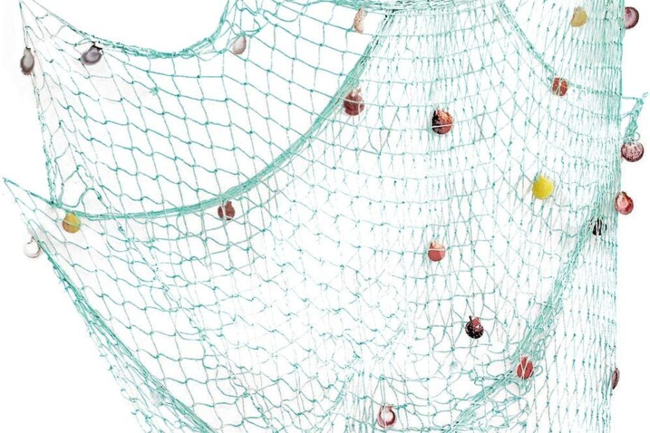 Transform Your Space with Rosoz Nature Fish Net Wall Decor: The Perfect Ocean-Themed Accent!