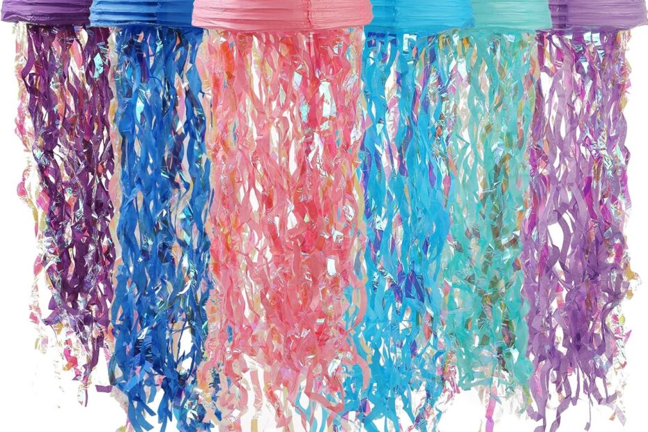 Transform Your Space with Stunning Hanging Jellyfish Lanterns - Perfect for Under The Sea Themes!