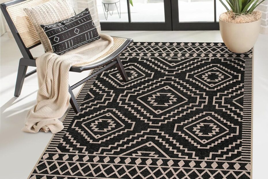 Transform Your Space with the Lahome Moroccan Easy Jute Carpet: Stylish, Washable & Non-Slip!