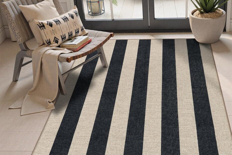 Transform Your Space with the Lahome Striped Jute Outdoor Rug: A Must-Read Review!