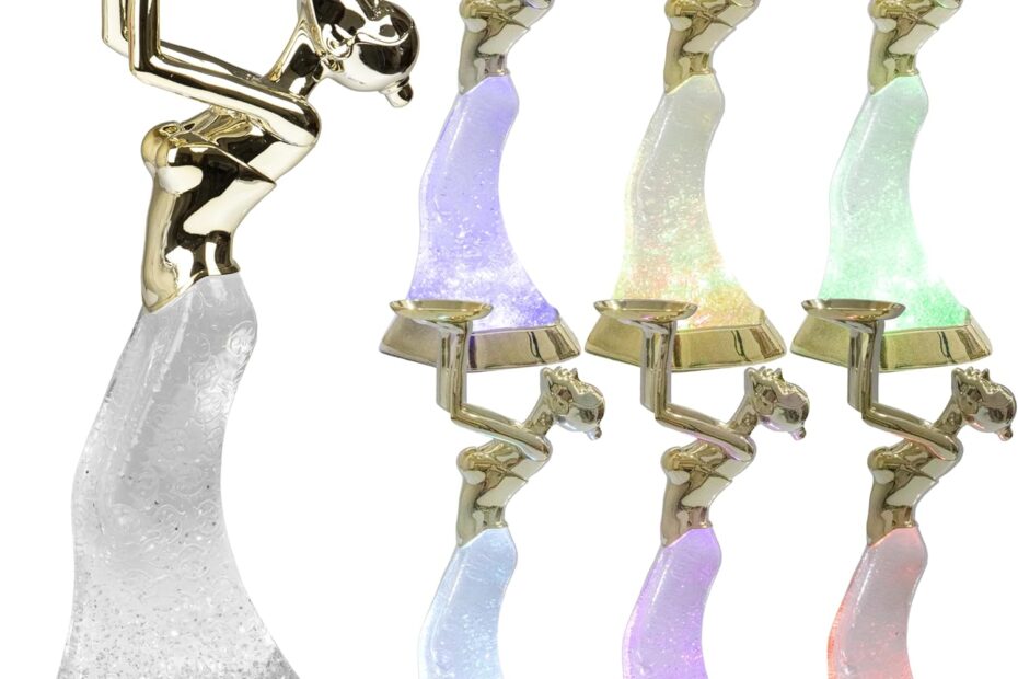 Transform Your Space with the YAKii 16.5” Color Changing Mermaid Lamp!