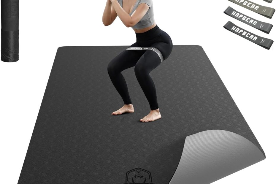Transform Your Workout: HAPBEAR Extra Wide Yoga Mat Review