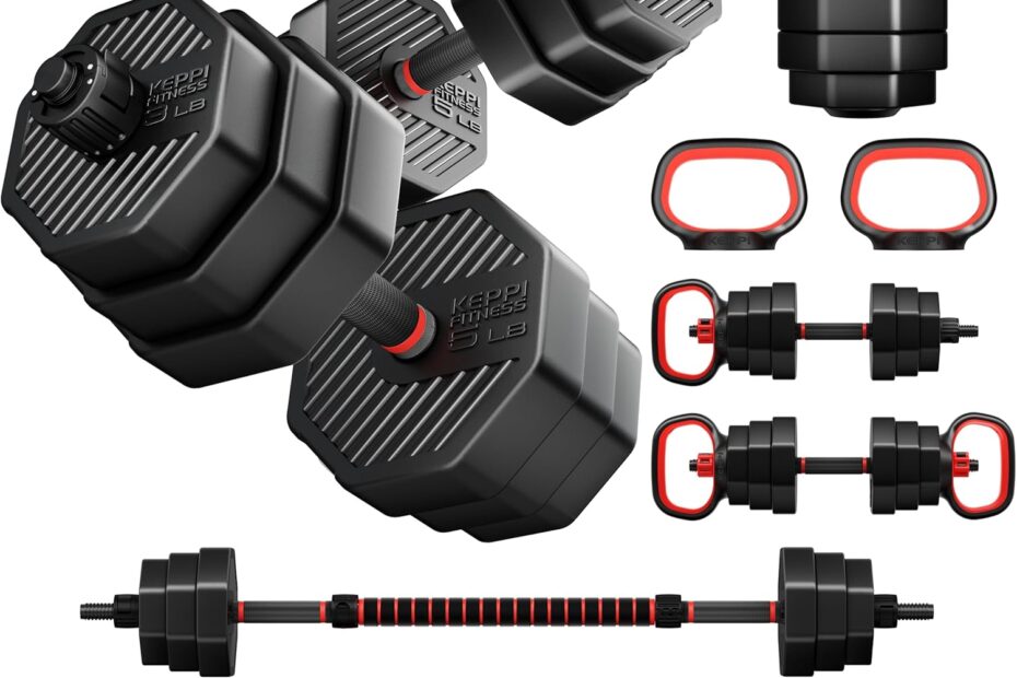 Transform Your Workout: The All-in-One KeppiFitness Adjustable Dumbbell Set Review