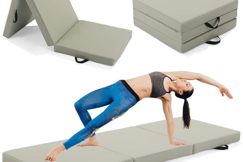 Transform Your Workout: The MABOZOO 3'' Thick Tri-fold Yoga Mat Review