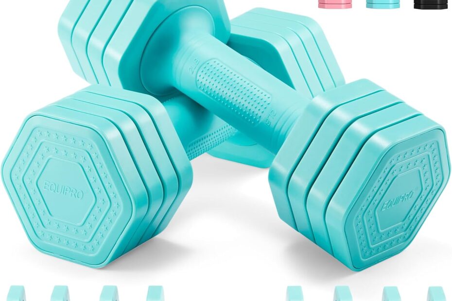 Transform Your Workout: The Ultimate Adjustable Dumbbell Set for Home Fitness!