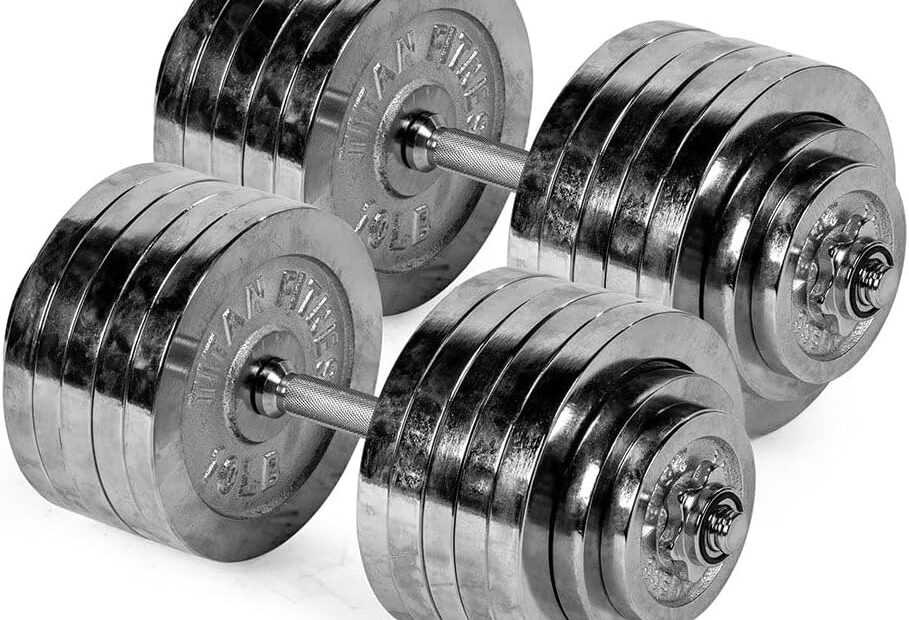 Transform Your Workouts: Titan Fitness 200 LB Adjustable Dumbbell Set Review