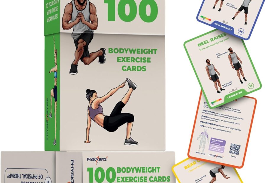 Transform Your Workouts: Unleash Your Potential with 100+ Bodyweight Exercise Flashcards!