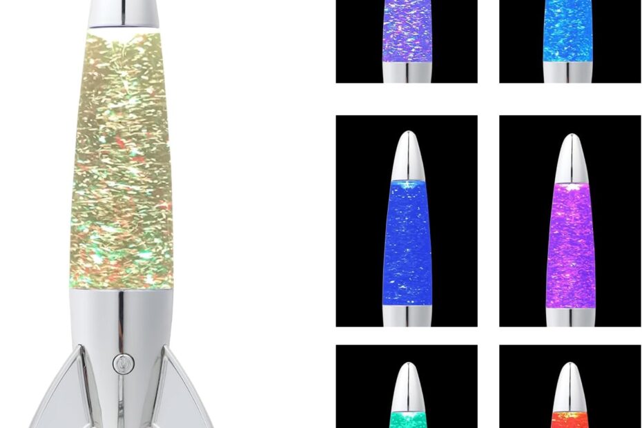 Twinkle & Transform: The Ultimate LED Silver Star Glitter Lamp for Magical Room Décor!