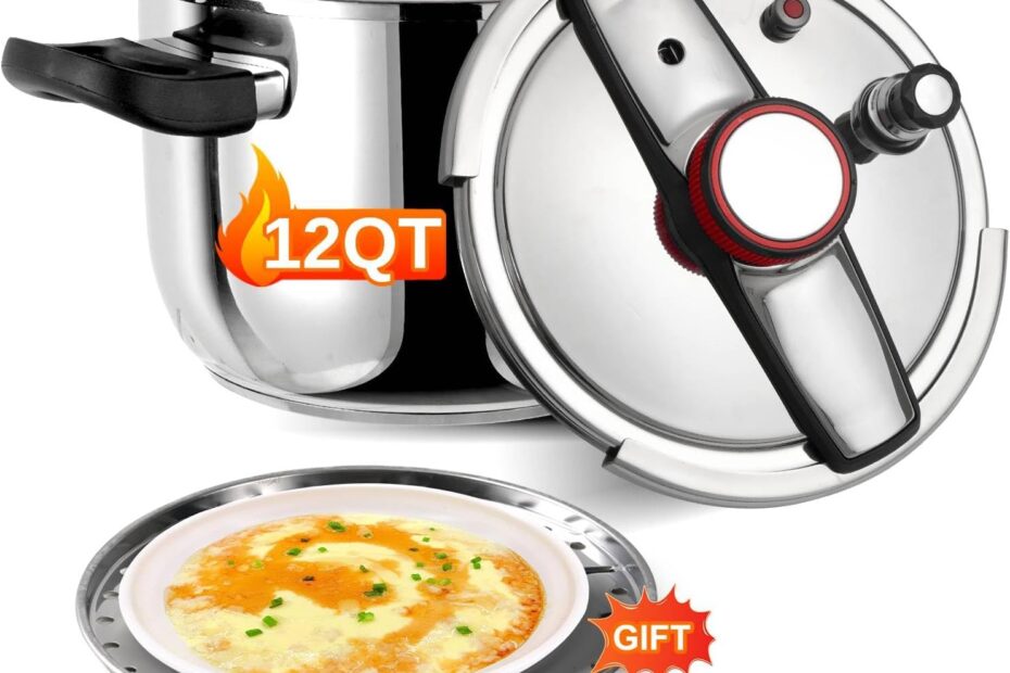 Ultimate 12 QT Pressure Cooker: Safety Meets Convenience!