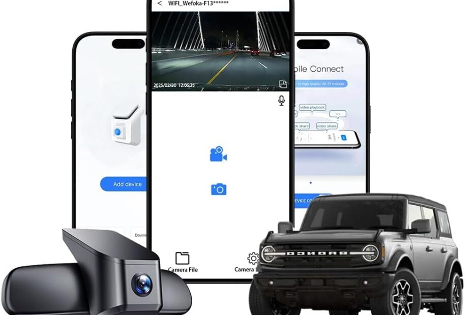 Ultimate 4K Dash Cam for Ford Bronco: Capture Every Adventure!