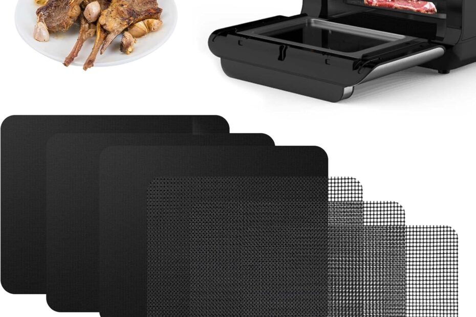 Ultimate Air Fryer Accessories: 3x Liners & Grill Mats for Effortless Cooking!