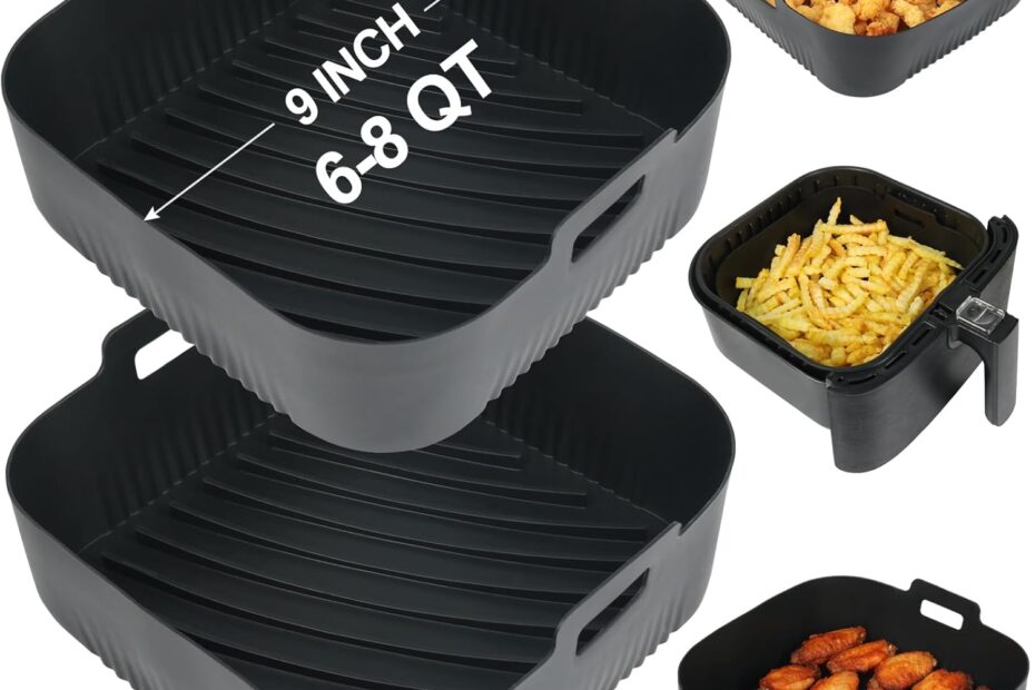 Ultimate Air Fryer Upgrade: BYKITCHEN Reusable Silicone Liners Review