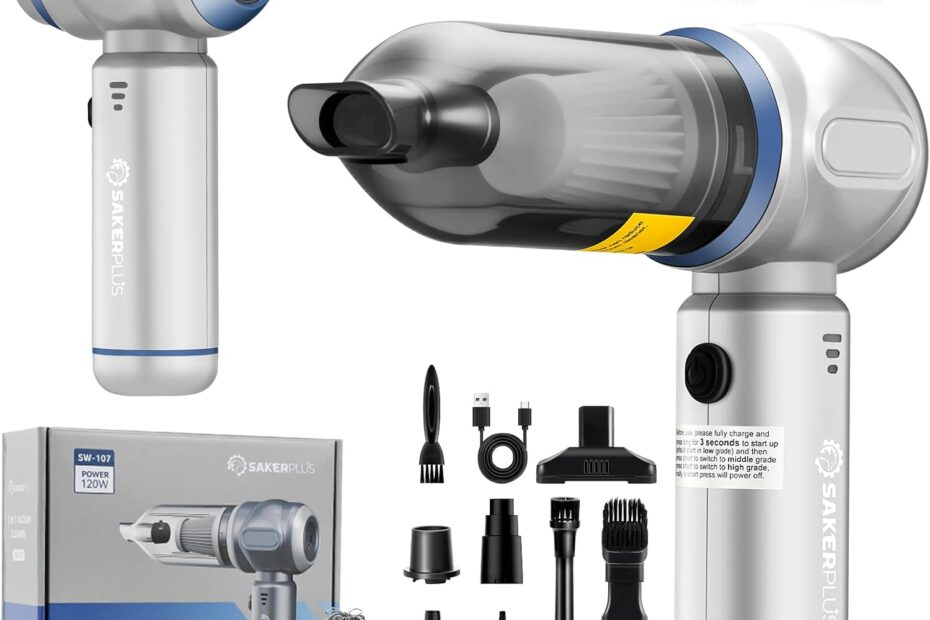 Ultimate Clean: The 3-in-1 Portable Cordless Car Vacuum You Need!