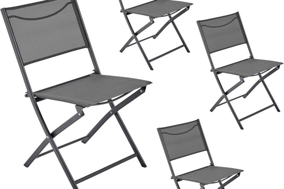 Ultimate Comfort: Yaheetech Portable Metal Dining Chairs for Every Outdoor Adventure