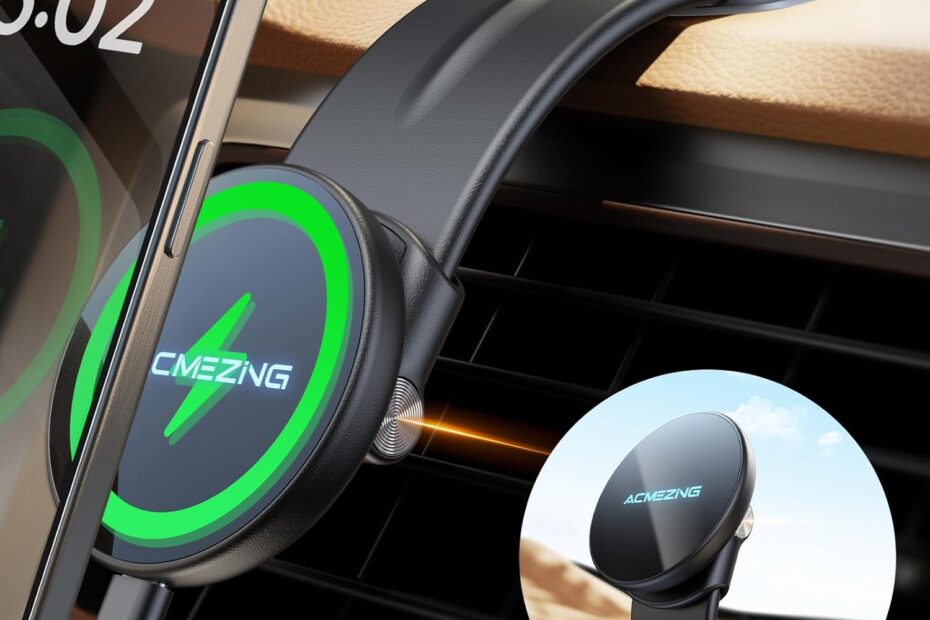 Ultimate Convenience: 15W MagSafe Car Mount Charger Review