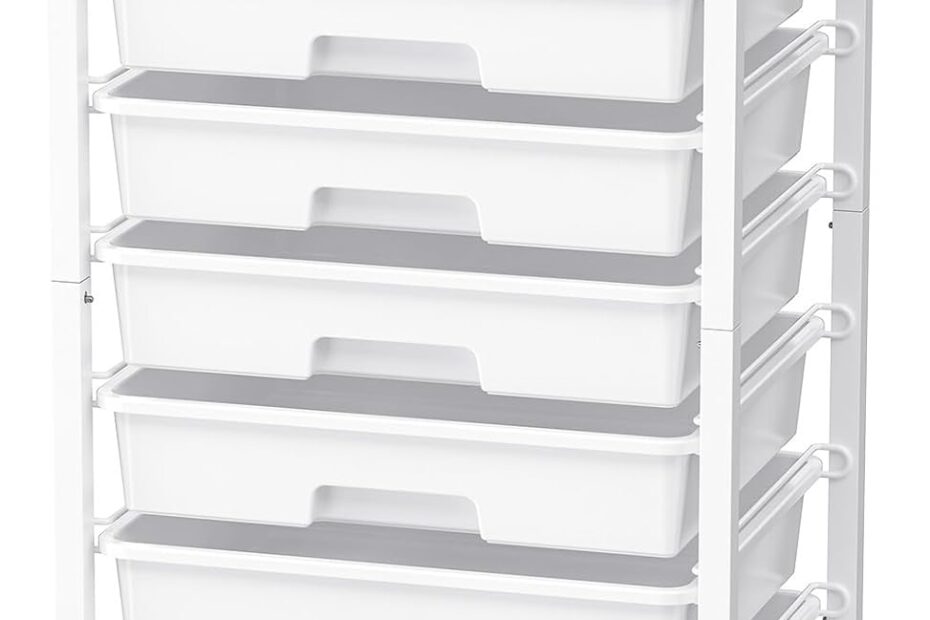 Ultimate Organization: Review of the Stylish Rolling Storage Cart with Drawers