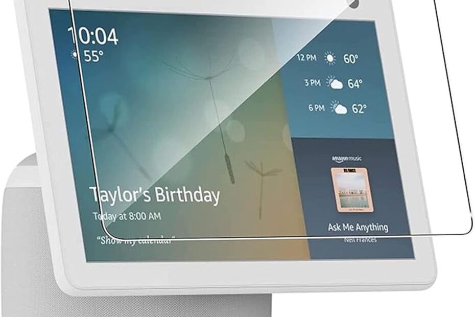 Ultimate Protection for Your Echo Show 10: 99.99% HD Clear Tempered Glass Screen Protector Review