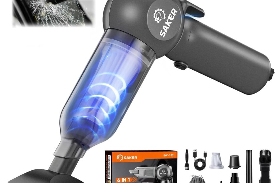 Unleash Clean: The Saker Cordless Car Vacuum Review
