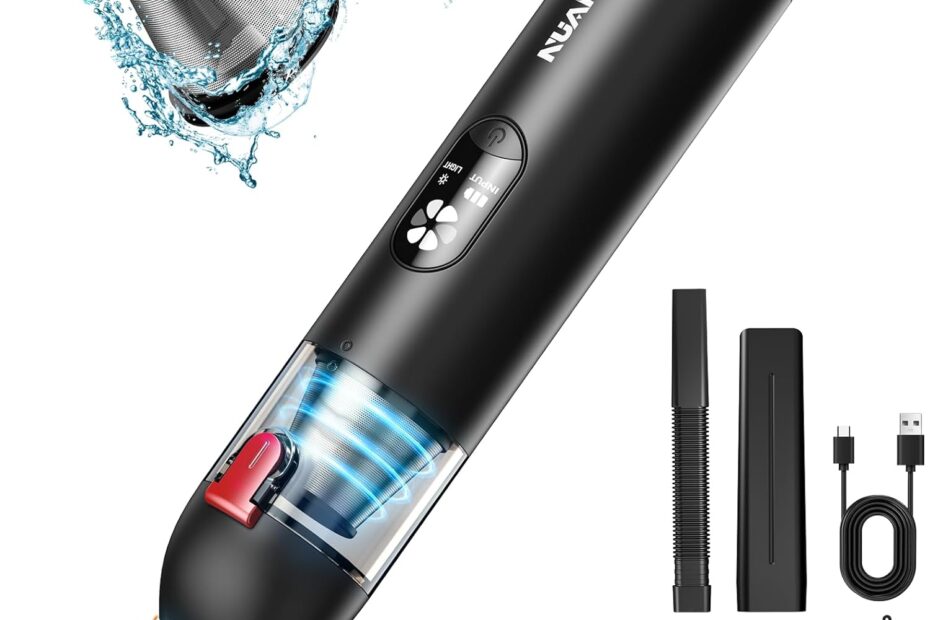 Unleash Clean: The Ultimate Handheld Car Vacuum for On-the-Go Dirt Busters!