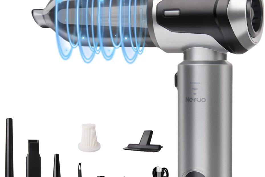 Unleash Cleanliness: The Ultimate 9-in-1 Handheld Car Vacuum Cleaner Review!
