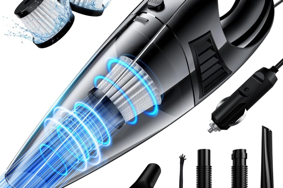 Unleash Dirt-Free Drives: A Review of the Handheld Car Vacuum Cleaner with Powerful 8000PA Suction!