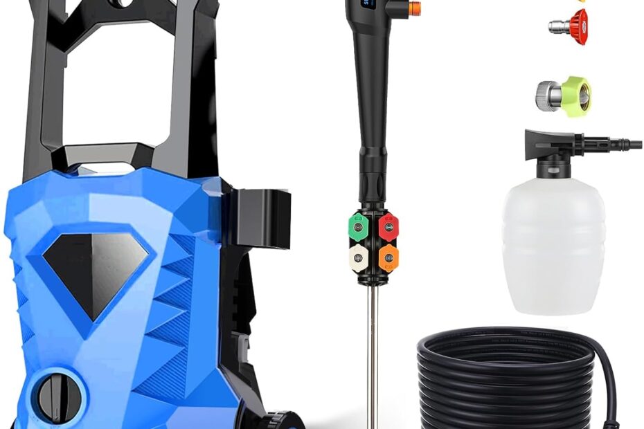 Unleash Power: Review of the Electric Pressure Washer 5000 PSI for Home and Car Care!
