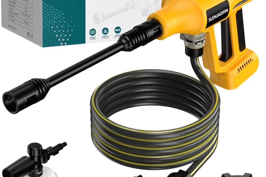 Unleash Power with the Cordless Pressure Washer: Your Top Choice for Clean Cars and More!