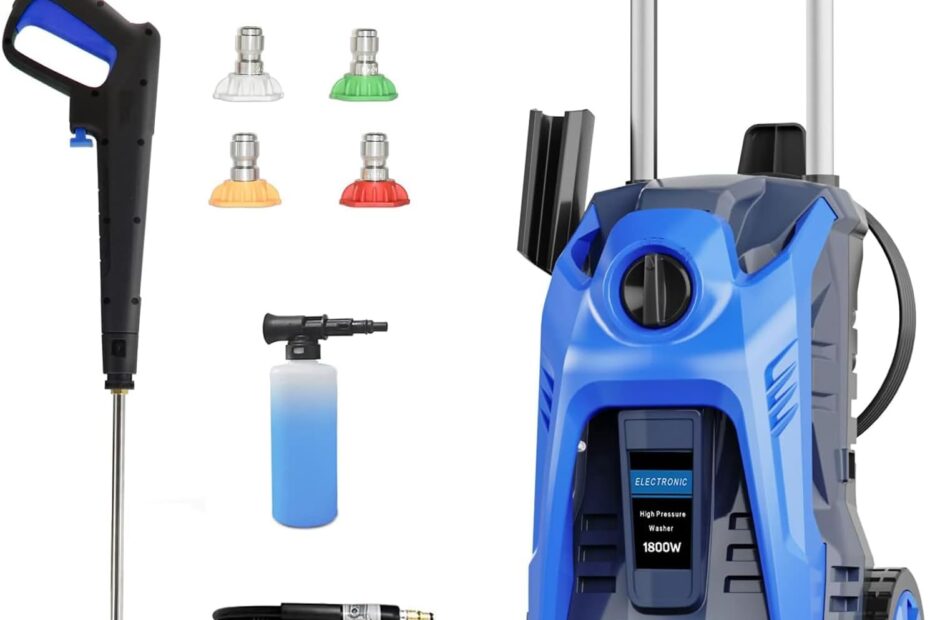 Unleash the Clean: Review of the 4800PSI Electric Pressure Washer!