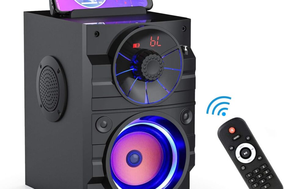 Unleash the Party: Review of Portable Bluetooth Speakers with LED Lights & Booming Bass