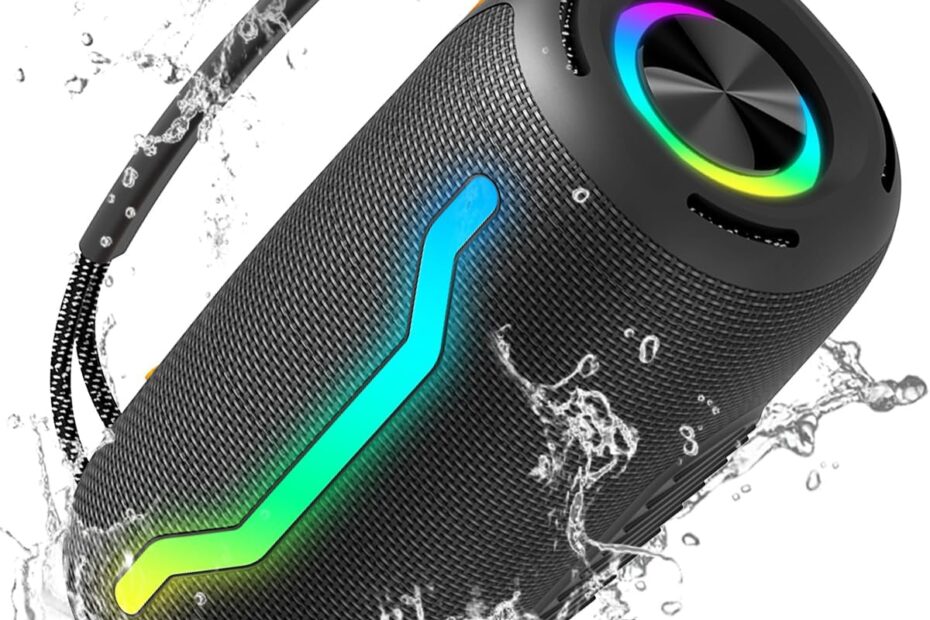 Unleash the Party: Review of the Ultimate Portable Bluetooth Speaker with Lights and Deep Bass