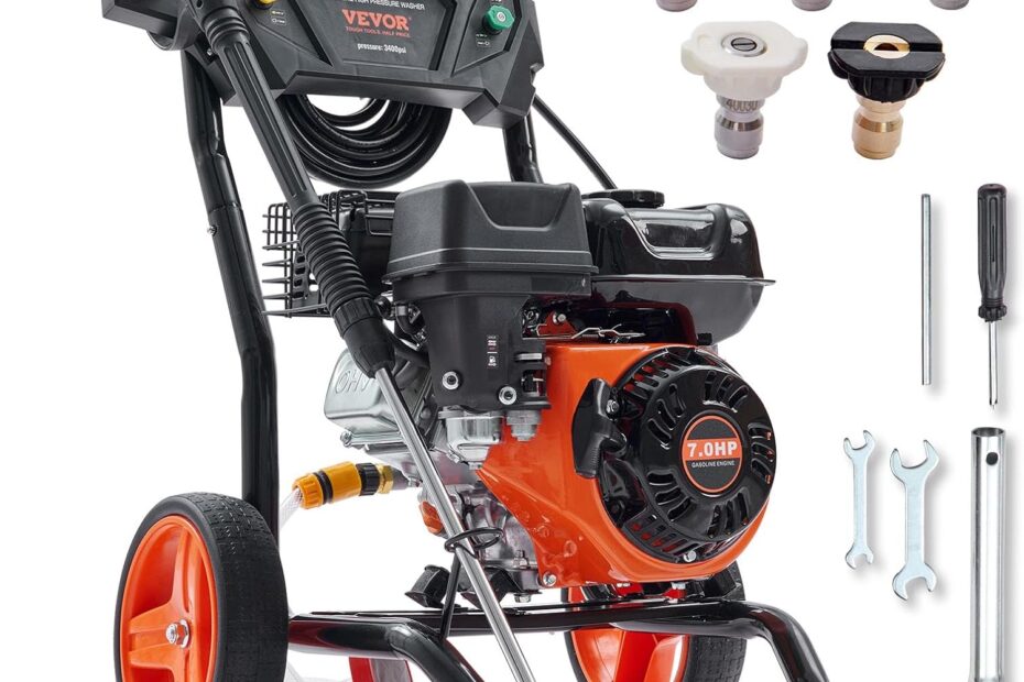 Unleash the Power: VEVOR 3400 PSI Gas Pressure Washer Review