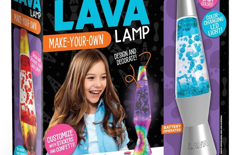 Unleash Your Creativity: Schylling Lava® Lamp Custom Color Craft Kit Reviews!