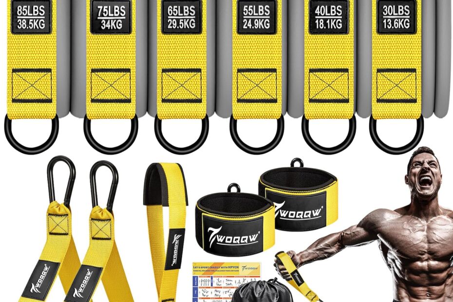 Unleash Your Power: Ultimate Review of 350lbs/450lbs Resistance Bands for Strength Training!