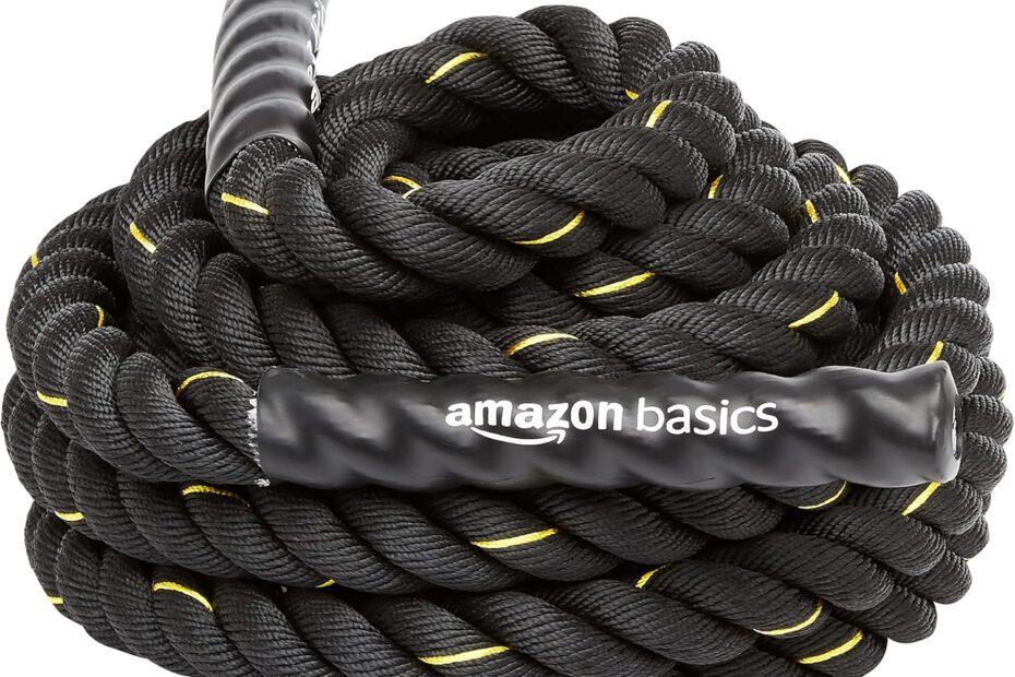 Unleash Your Strength: A Review of Amazon Basics Battle Rope for Ultimate Home Workouts