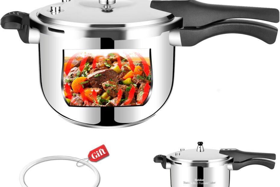 Unlock Flavor Fast: Deeluban 4 Quart Stainless Steel Pressure Cooker Review