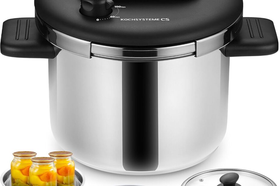 Unlock Flavor Fast: KOCH SYSTEME CS Stainless Steel Pressure Cooker Review