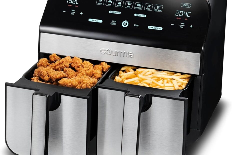 Unlock Healthy Delights: A Review of the Gourmia Dual Basket Air Fryer