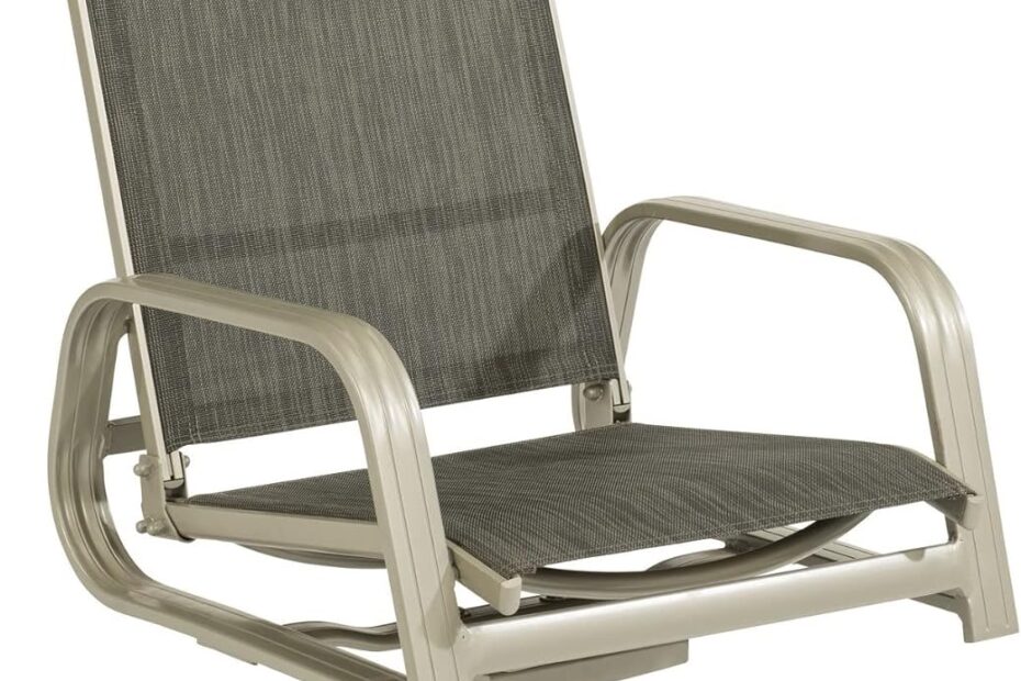 Unwind in Style: A Review of the Homestyles Captiva Gray Outdoor Swivel Rocking Chair