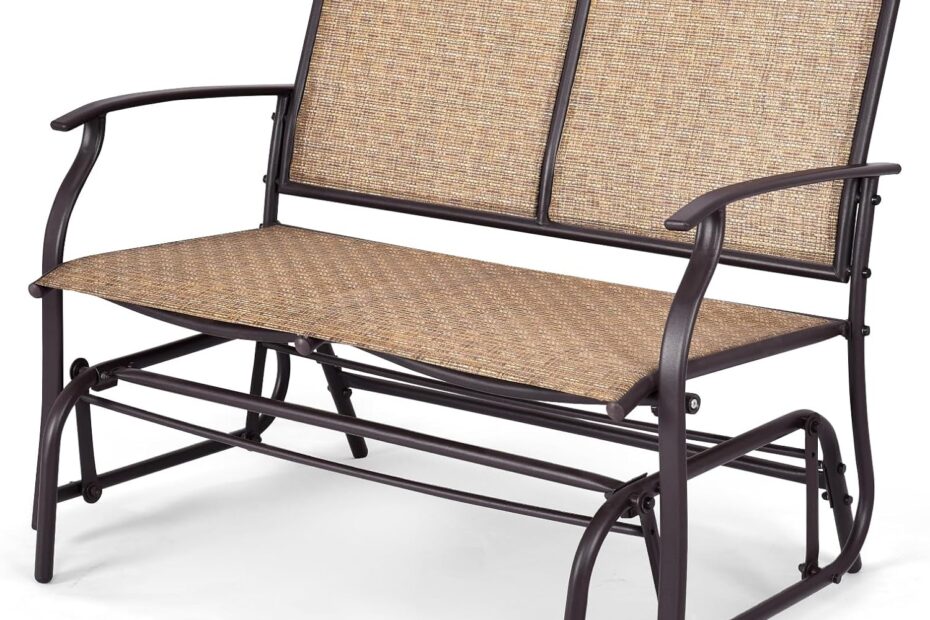 Unwind in Style: Tangkula 2-Person Patio Glider Bench Review