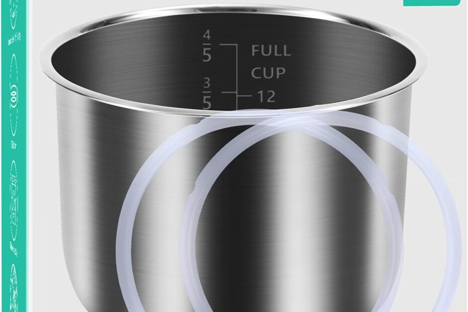 Upgrade Your Instant Pot: Essential Inner Pot with Silicone Sealing Rings