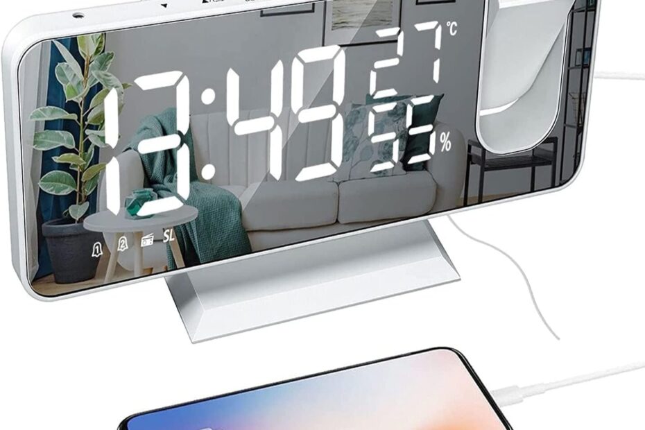 Wake Up Bright: Review of the Ultimate Projection Alarm Clock with USB Charging!