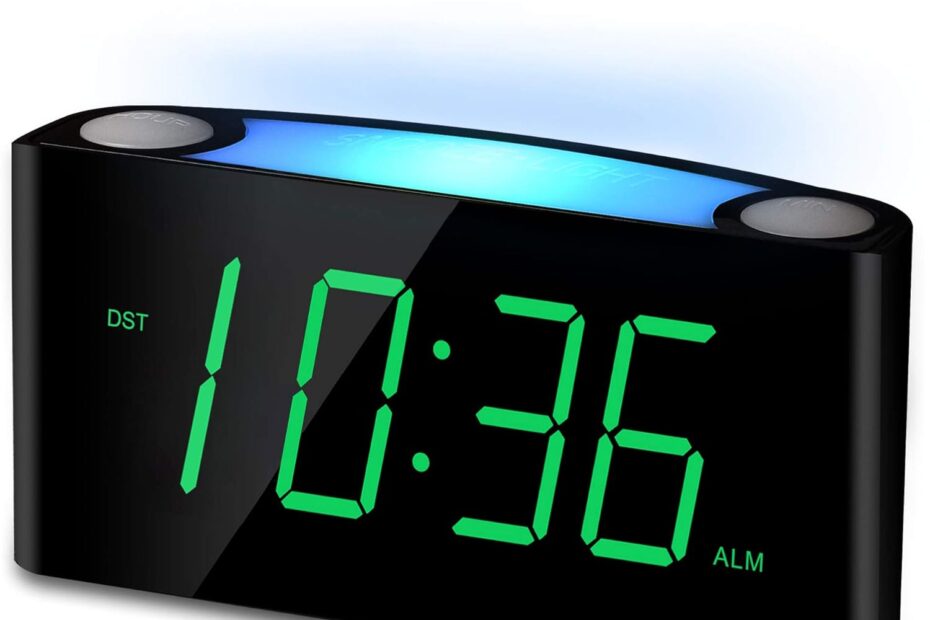 Wake Up Bright: The Ultimate LED Alarm Clock for Heavy Sleepers!