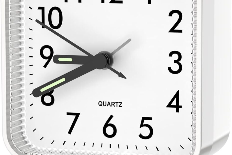 Wake Up Hassle-Free: Review of the AMIR Analog Silent Non-Ticking Alarm Clock!