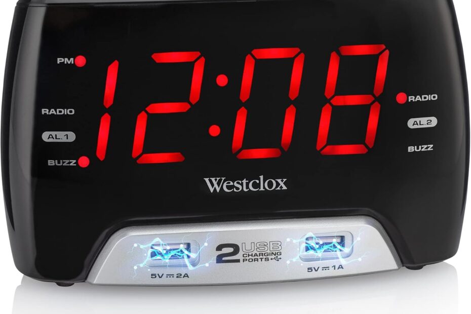 Wake Up in Style: Westclox 1.4” Red LED Alarm Clock Review