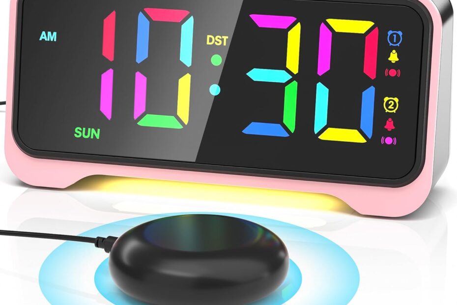 Wake Up Loud: The Ultimate Alarm Clock for Heavy Sleepers and the Hearing Impaired!