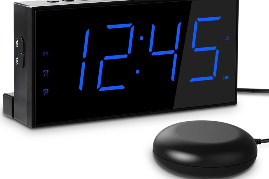 Wake Up Loud: The Ultimate Dual Alarm Clock for Heavy Sleepers!