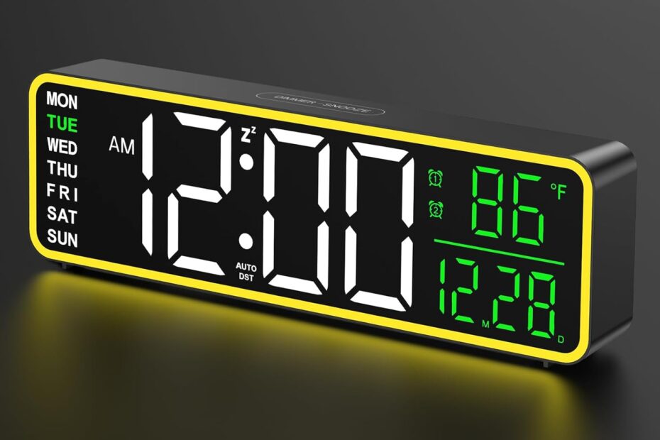 Wake Up On Time: A Review of the Alampan 9" Large Digital Clock