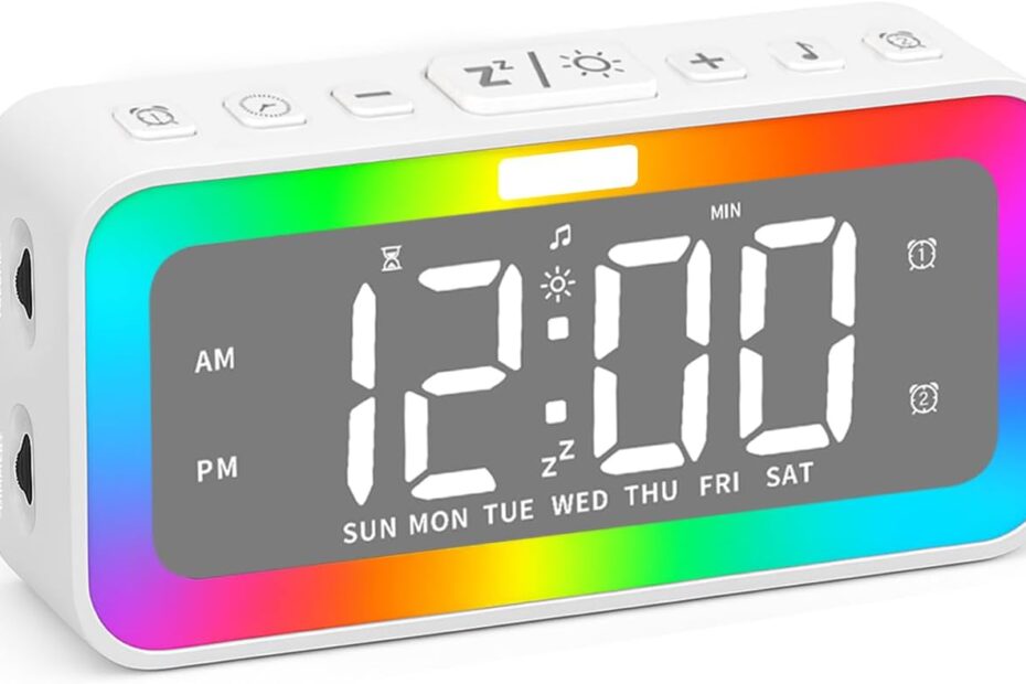 Wake Up on Time: The Cooluck Digital Alarm Clock Review for Heavy Sleepers